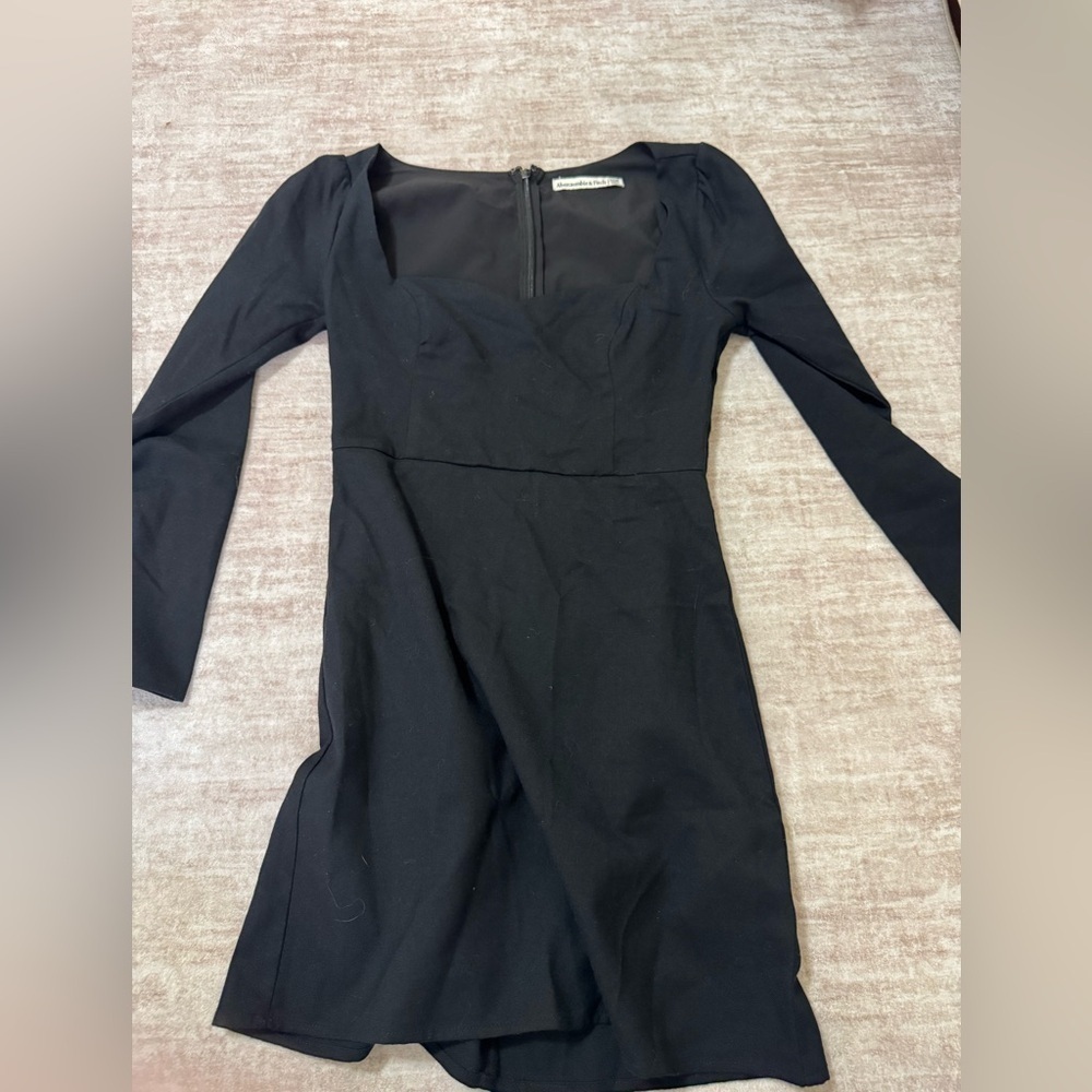 Abercrombie & Fitch sweetheart neck long sleeve dress size xxs